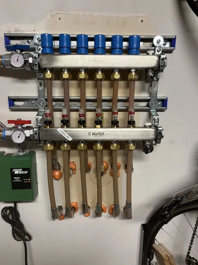 Plumber performing Leak Detection at a residential property in Land O' Lakes